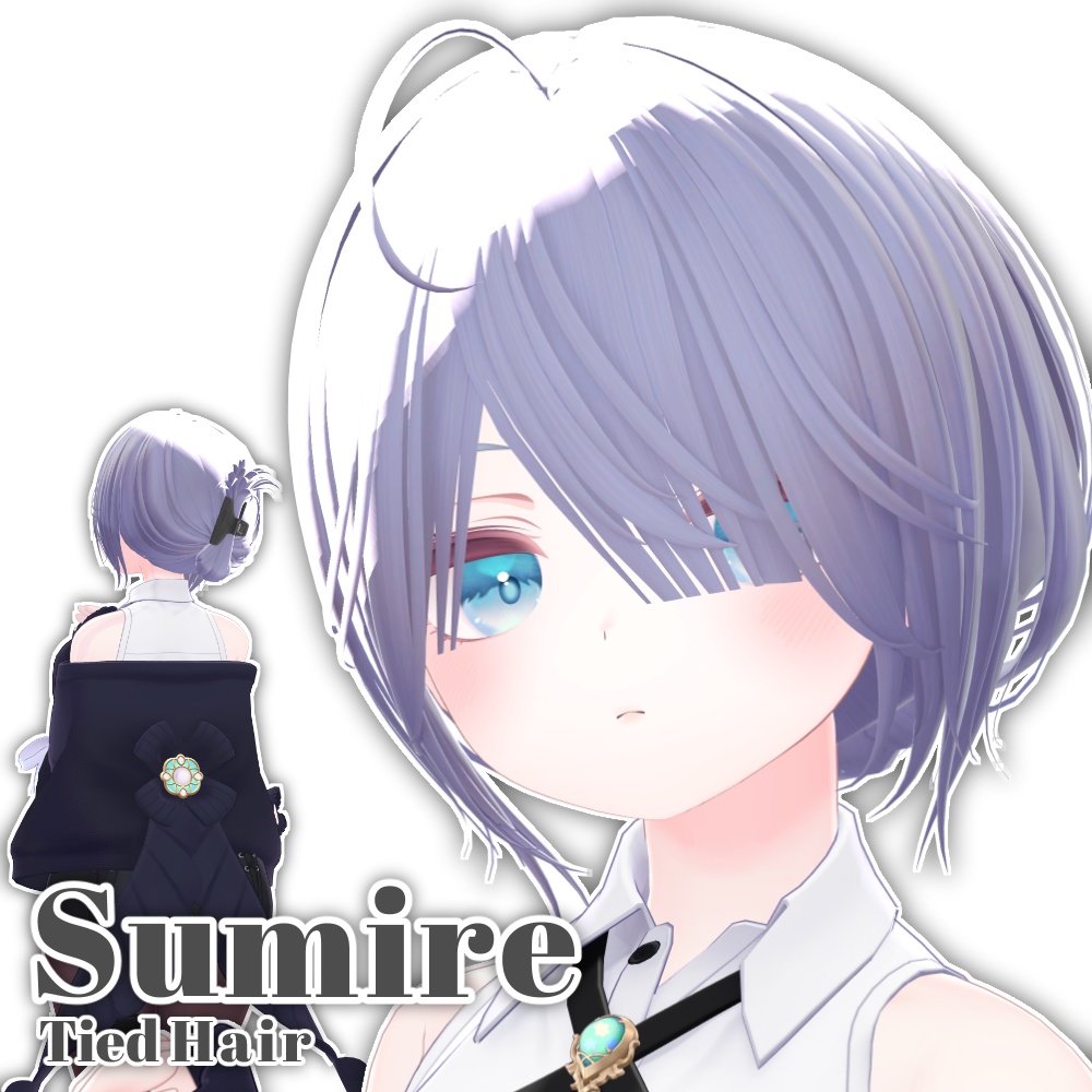 ✨Sale✨【10 avatars】Sumire_Tied Hair【VRC Hair】