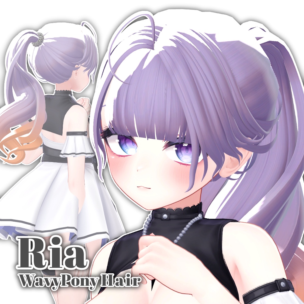 ✨Sale✨【10 avatars】Ria WavyPony Hair【VRC Hair】