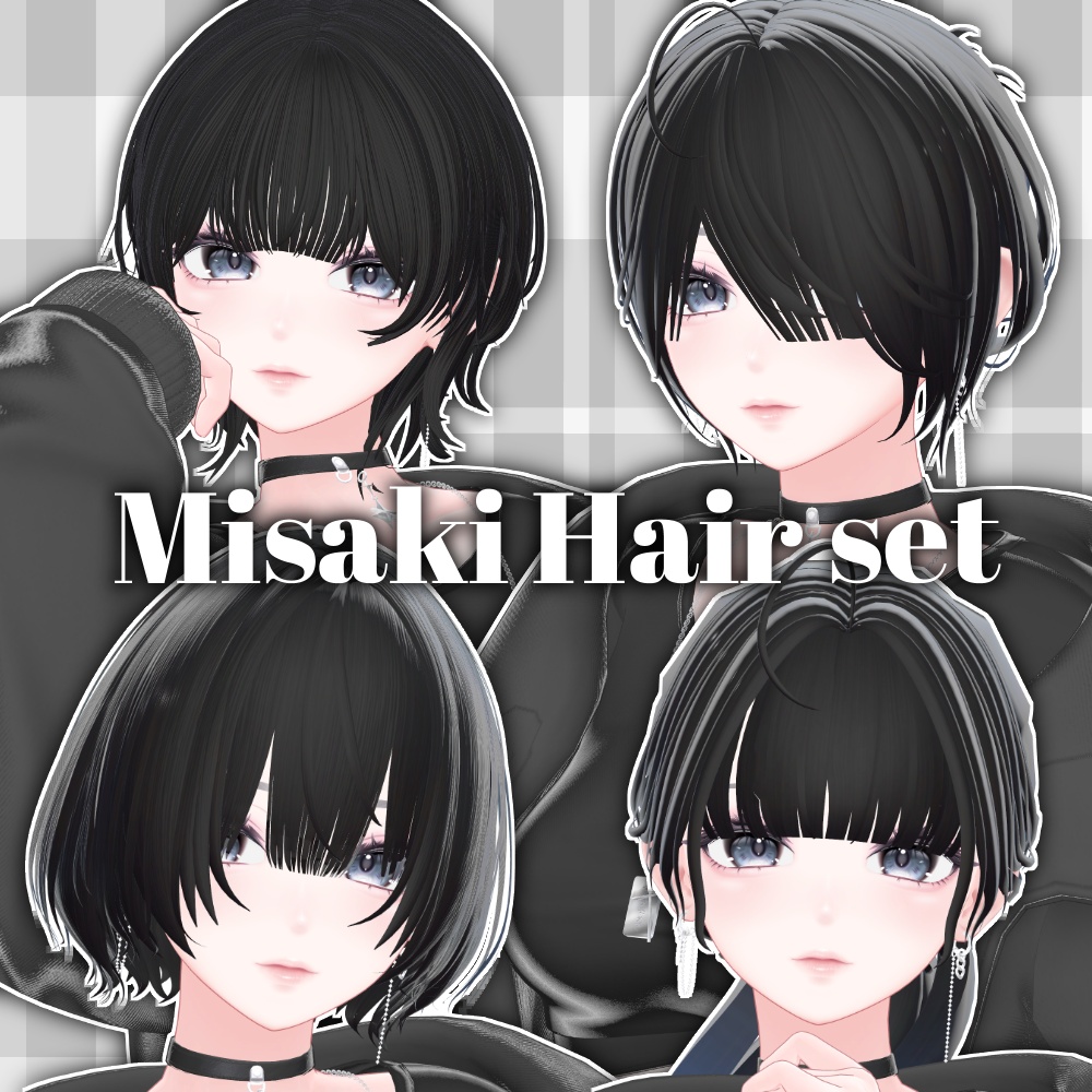 ✨Sale✨Misaki Hair set【VRC Hair】