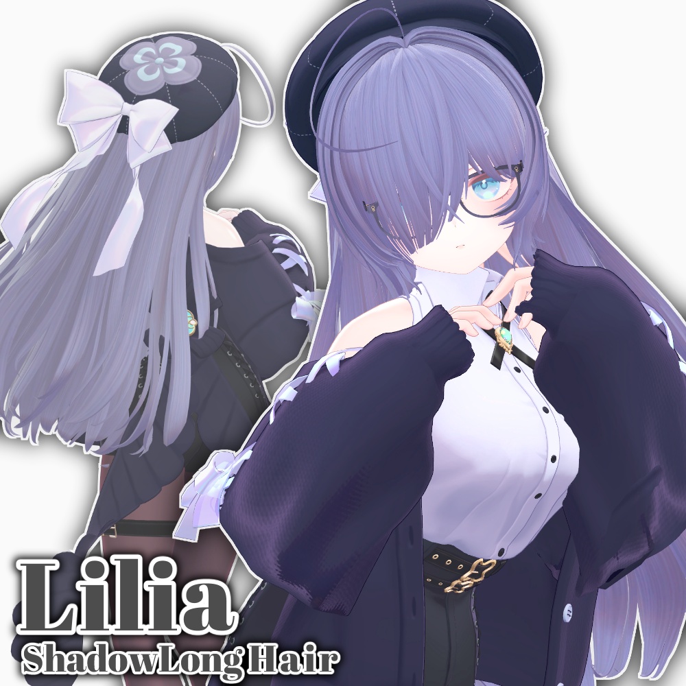 ✨Sale✨【12 avatars】Lilia ShadowLong Hair【VRC Hair】