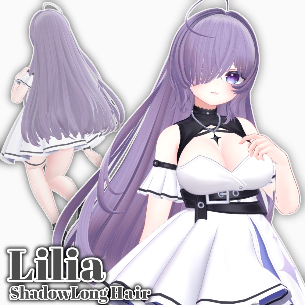 ✨Sale✨【12 avatars】Lilia ShadowLong Hair【VRC Hair】