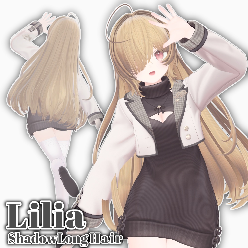 ✨Sale✨【12 avatars】Lilia ShadowLong Hair【VRC Hair】