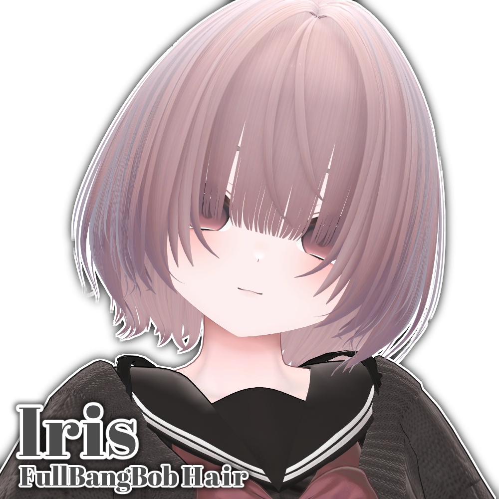 ✨Sale✨Kaguya Hair set【VRC Hair】