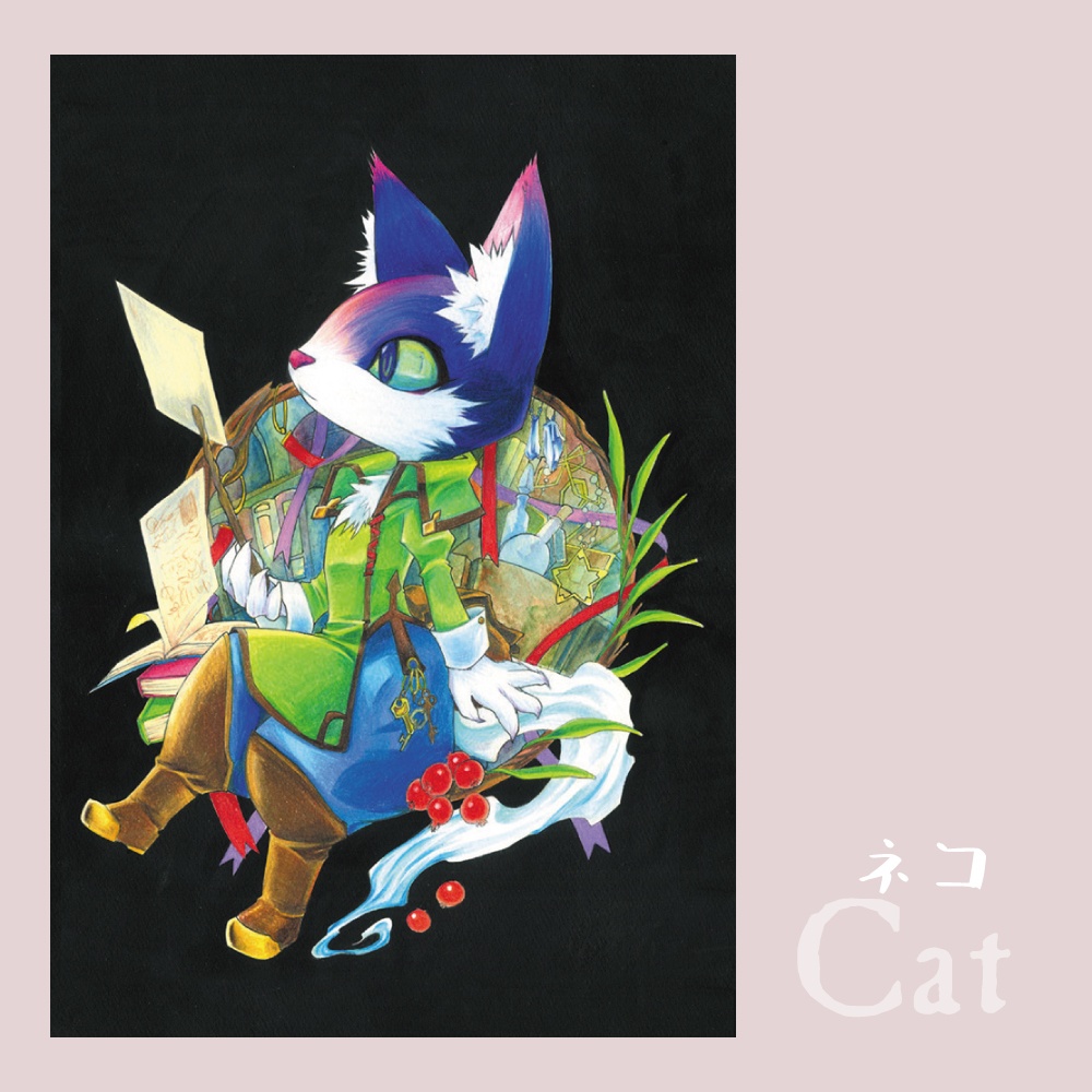 どうぶつ色鉛筆ポスカ