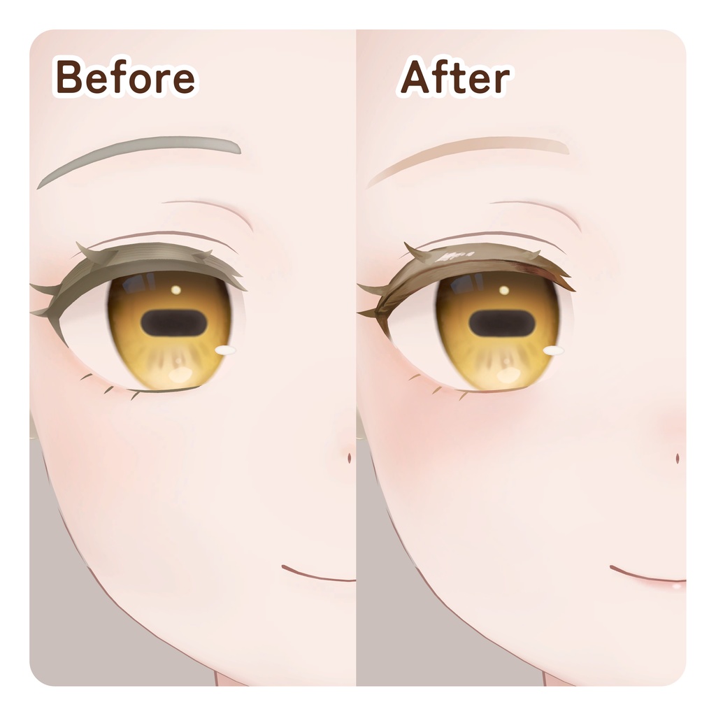 【山羊のメア -Goat Mea-専用】【無料版あり】ほっこりメイクテクスチャ