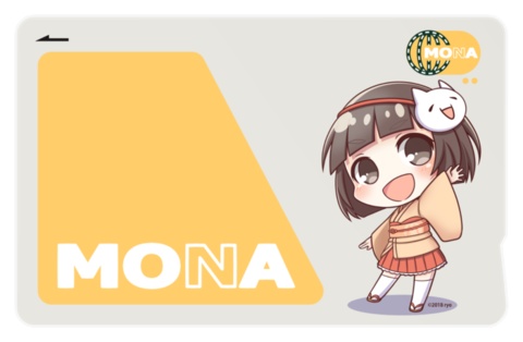 【ICカードステッカー】モナコインちゃん