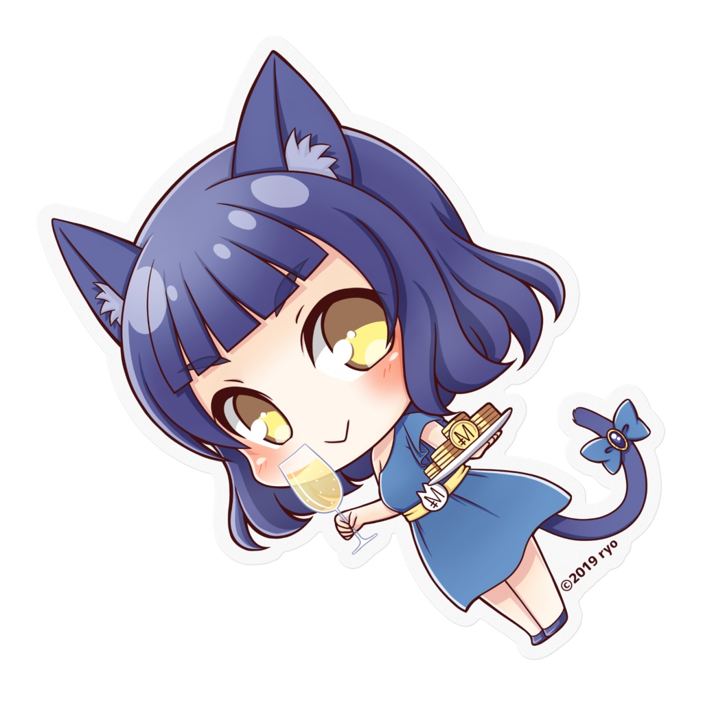 【ステッカー】モナパちゃん