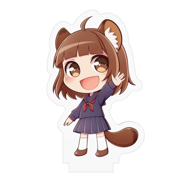 【アクリルフィギュア】狸耳娘・あい【Vtuber】
