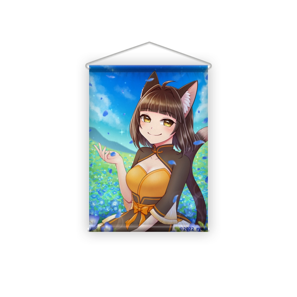 【タペストリー】猫耳娘・??? - ネモフィラ -
