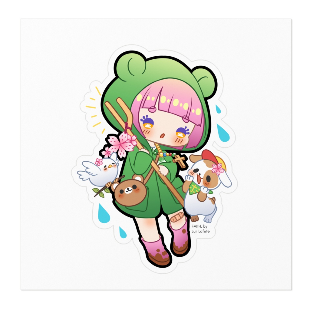 Xin ☆ バチカンのマスコット Sticker