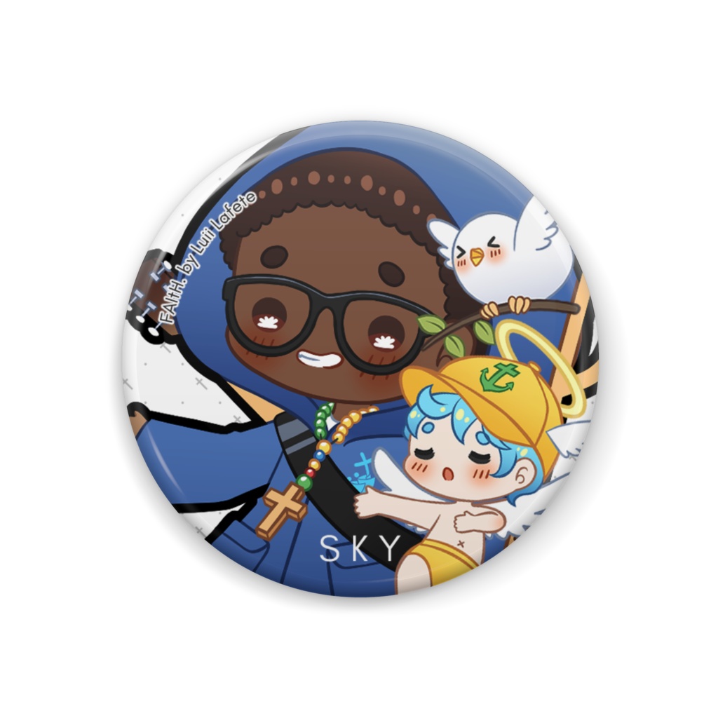Sky ☆ バチカンのマスコット Badges
