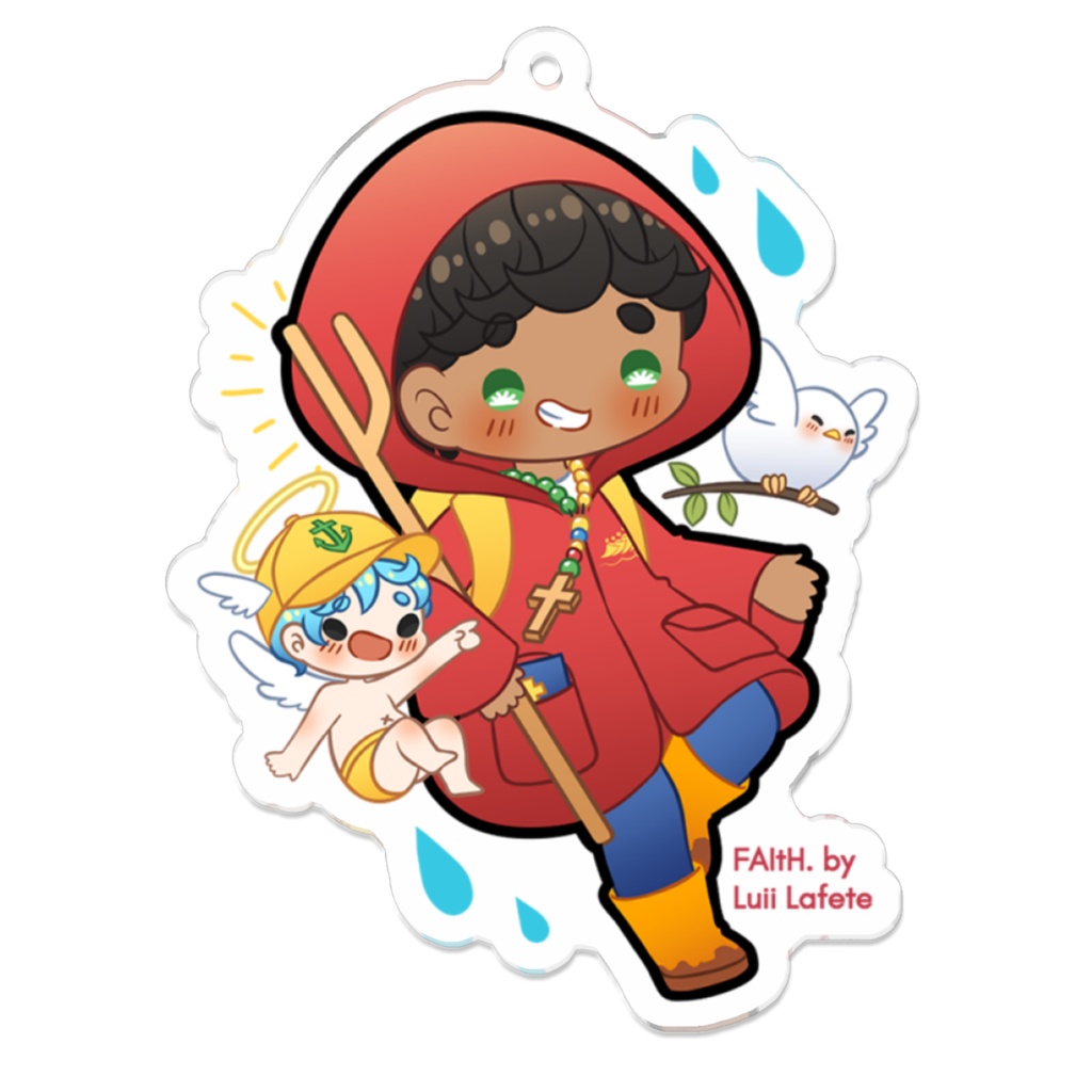 Fe ☆ バチカンのマスコット Keychain