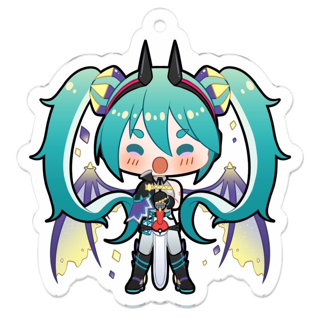 初音ミク(ドラゴン)Project Voltage Keychain