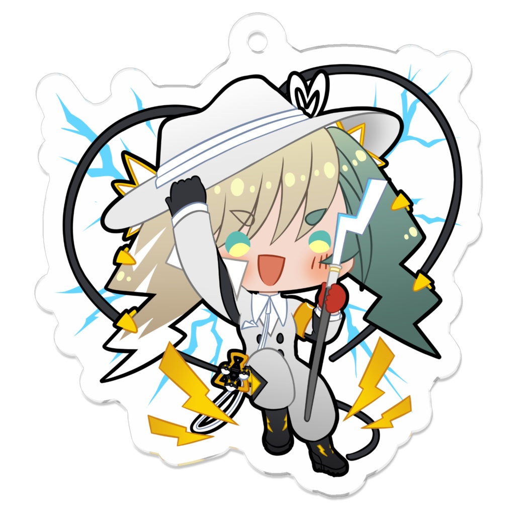 初音ミク(でんき)Project Voltage Keychain