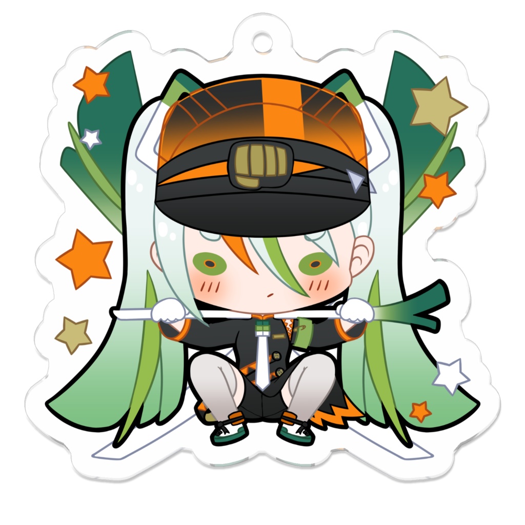 初音ミク(かくとう)Project Voltage Keychain