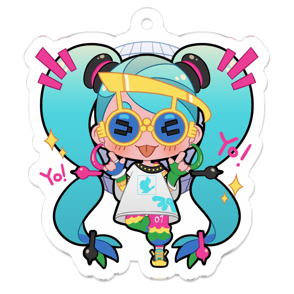 初音ミク(ノーマル)Project Voltage Keychain