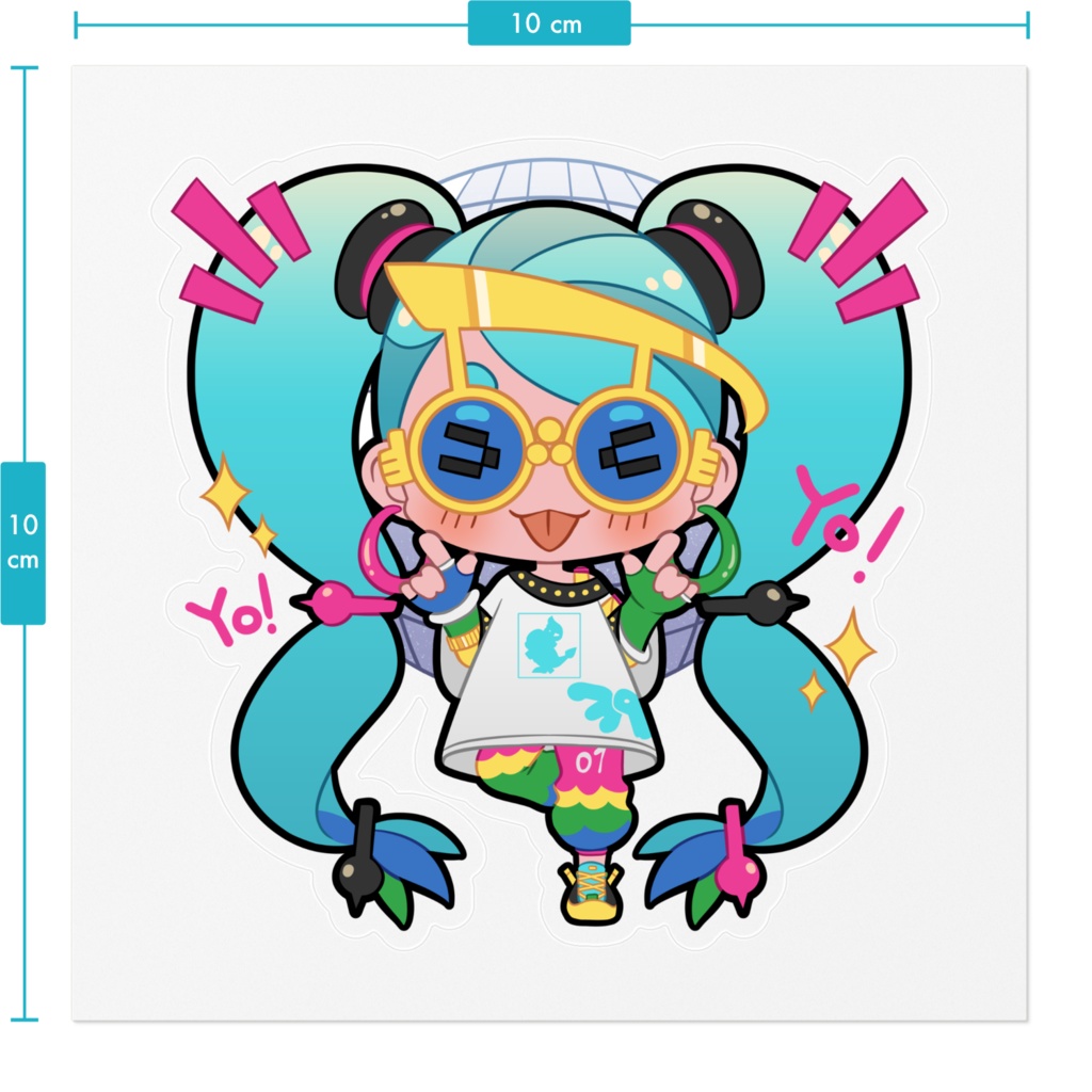 初音ミク(ノーマル)Project Voltage Sticker