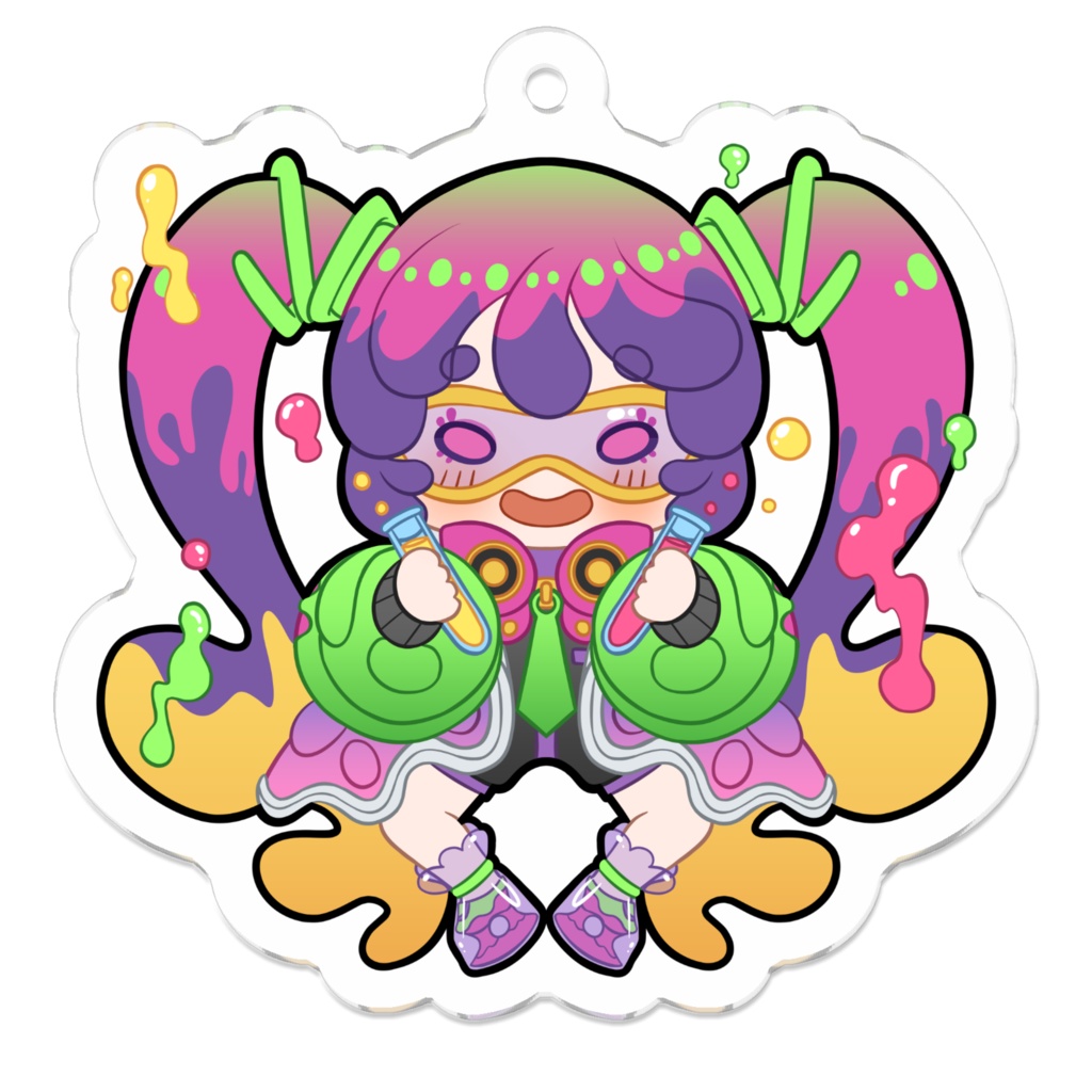 初音ミク(どく)Project Voltage Keychain