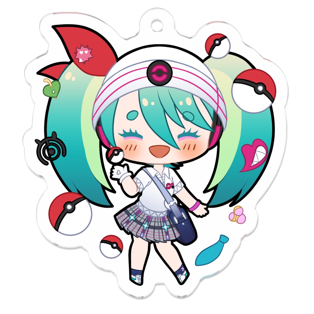 初音ミク(エスパー)Project Voltage Keychain