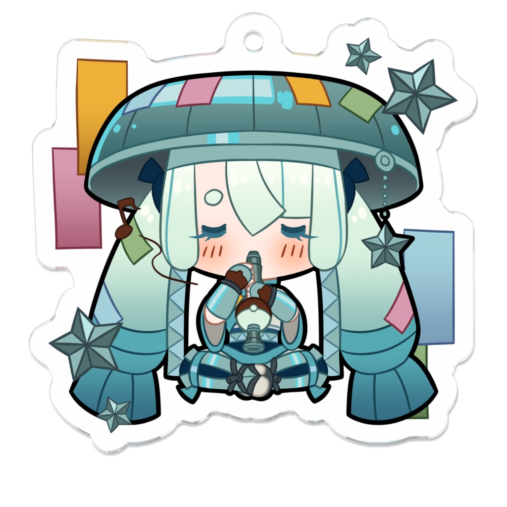 初音ミク(はがね)Project Voltage Keychain
