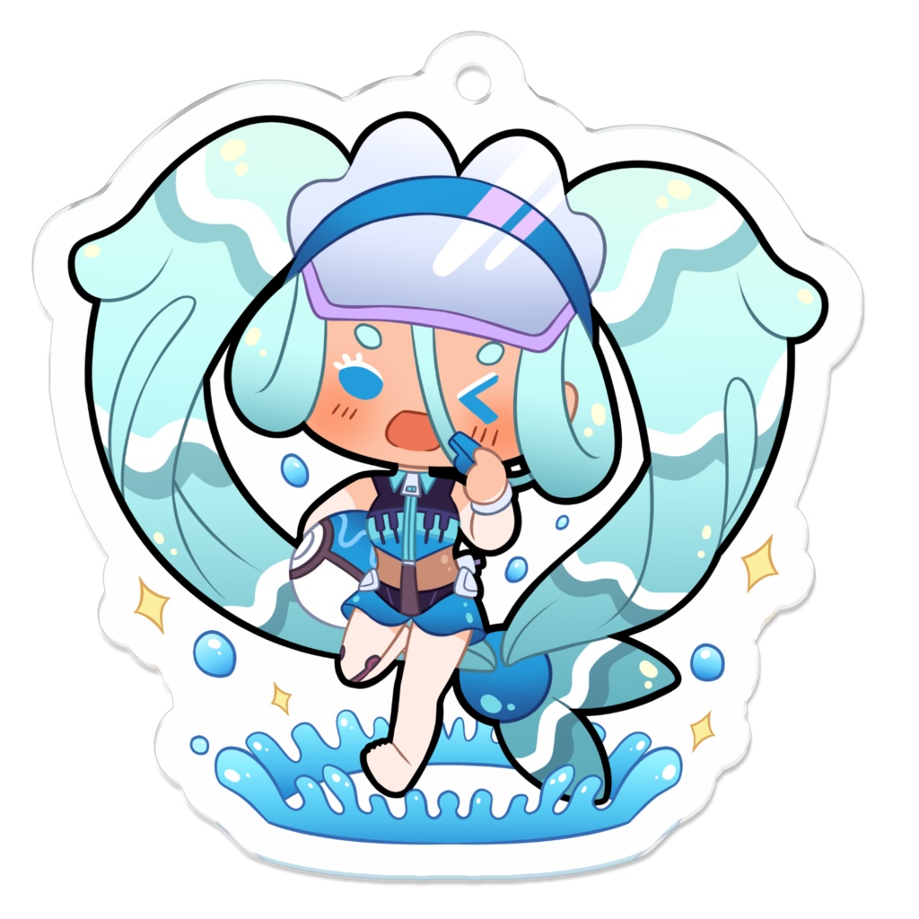 初音ミク(みず)Project Voltage Keychain