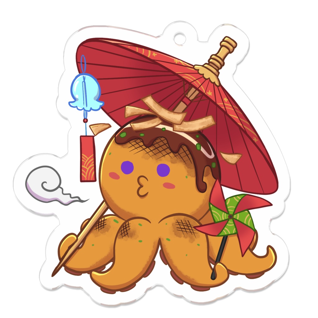 たこ焼きKeychain (Seriously guys you buy it??)