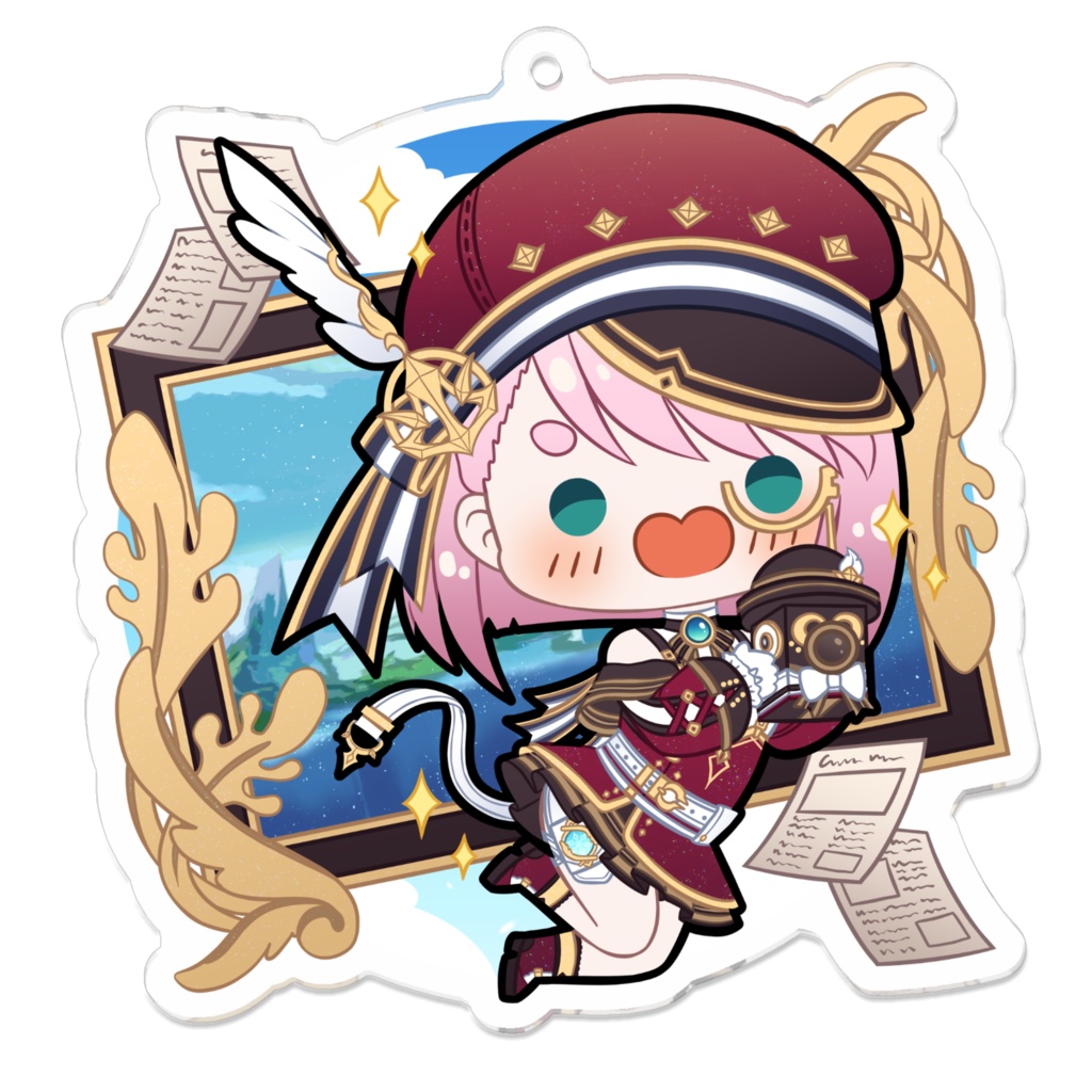 シャルロット Charlotte the Steambird Keychain