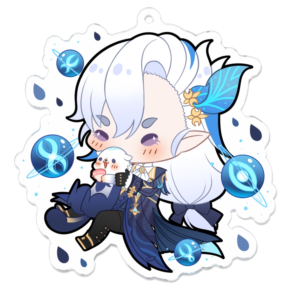 ヌヴィレットNeuvillette Hydro Dragon Keychain