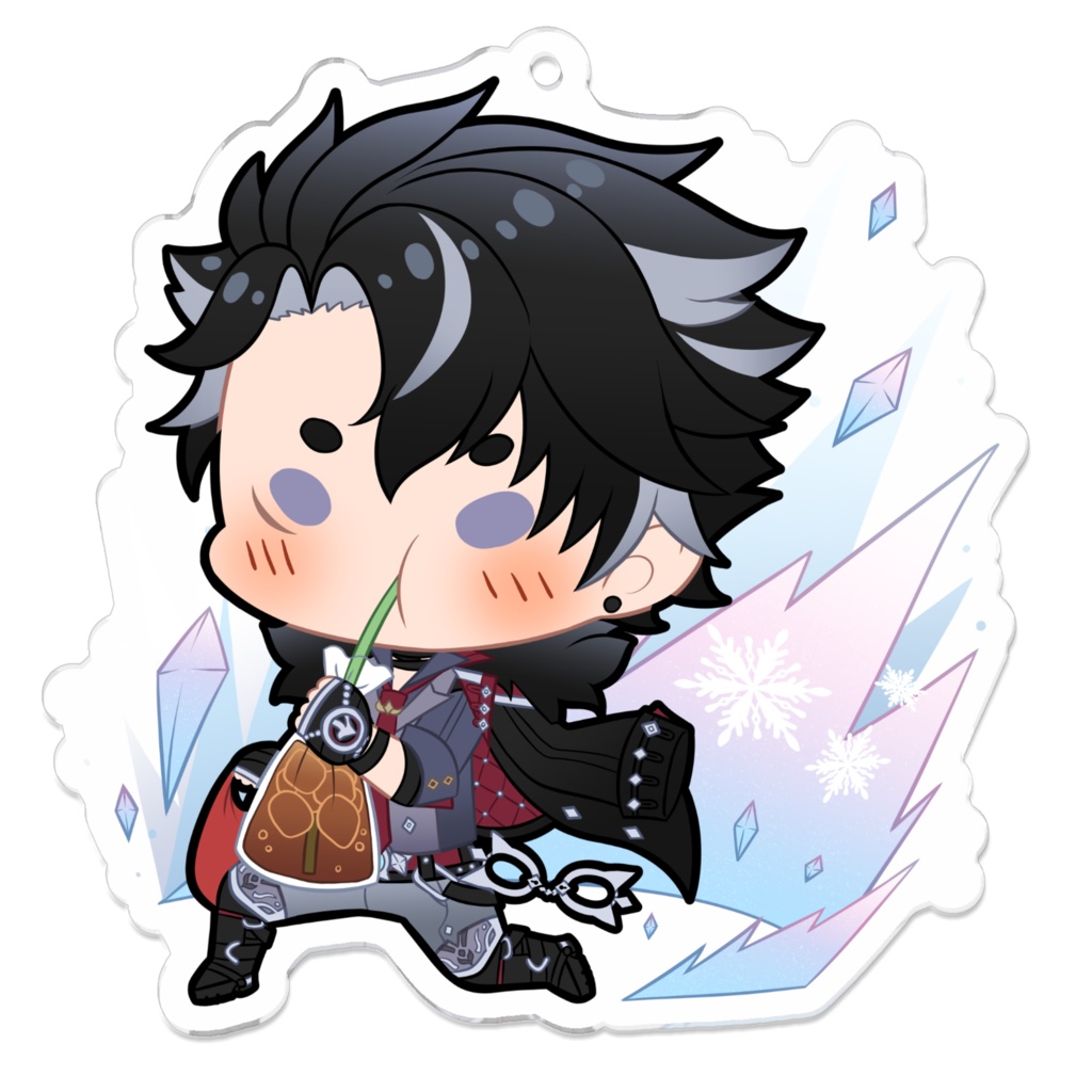 リオセスリWriothesley Love Tea Too Much Keychain