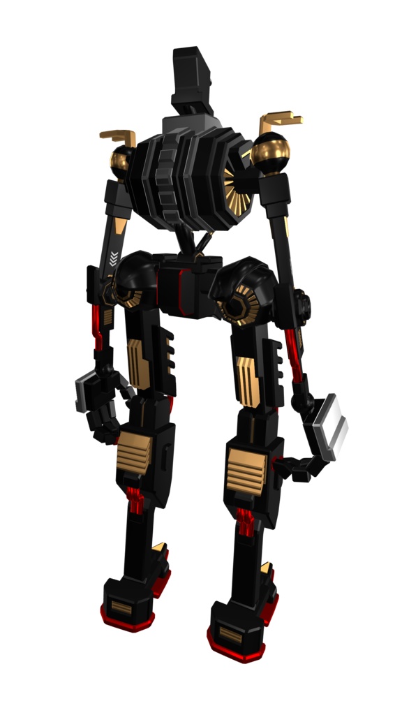 オリジナル3Dモデル/メカノイド アーマード骸