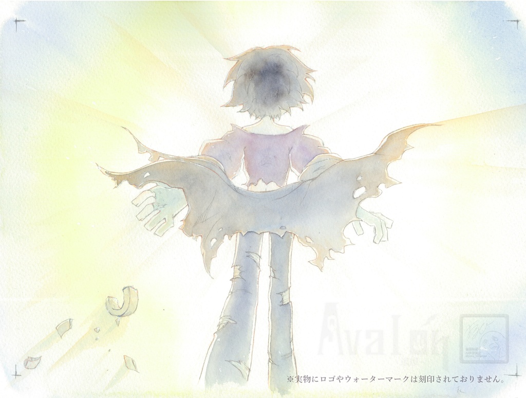 スチル原画「GOOD END 夜明けを知る人」　Avalon-追想- 