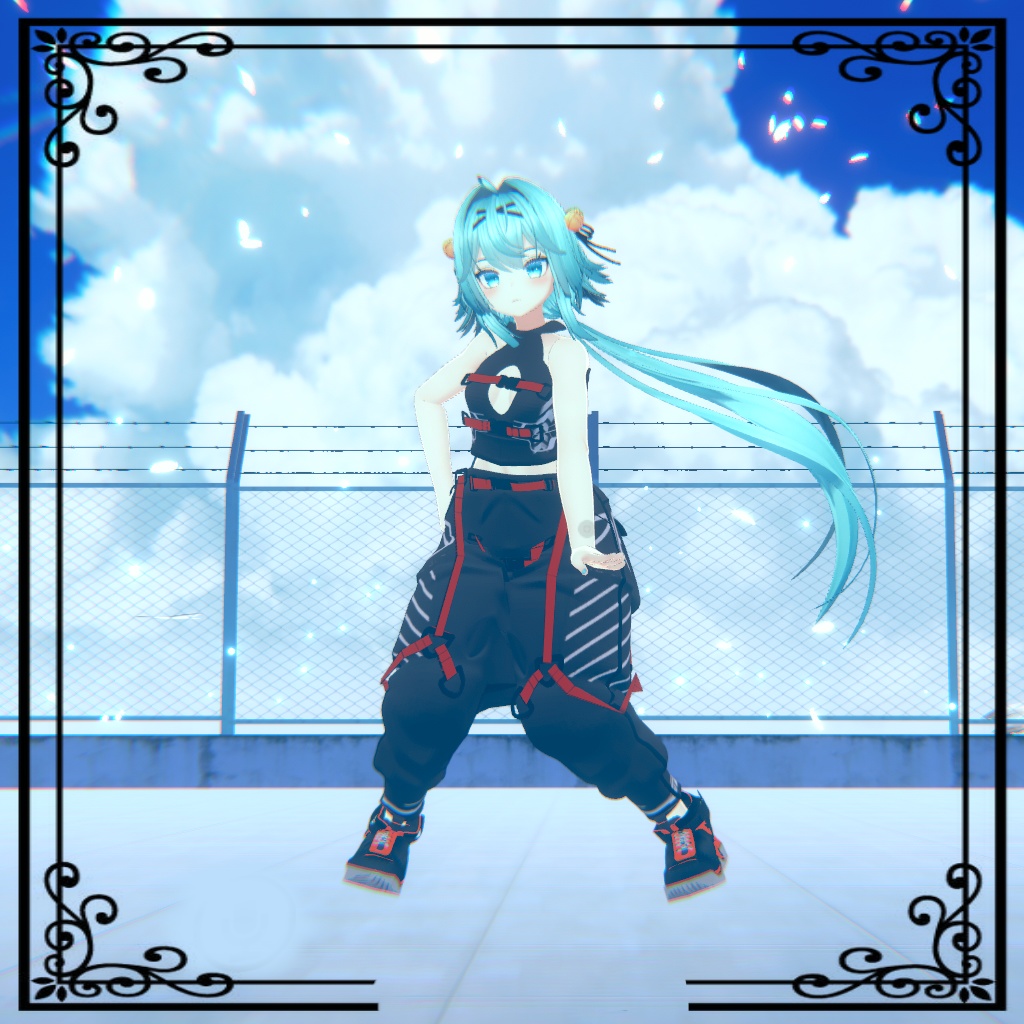 【竜胆用】cargo pants setー rindo