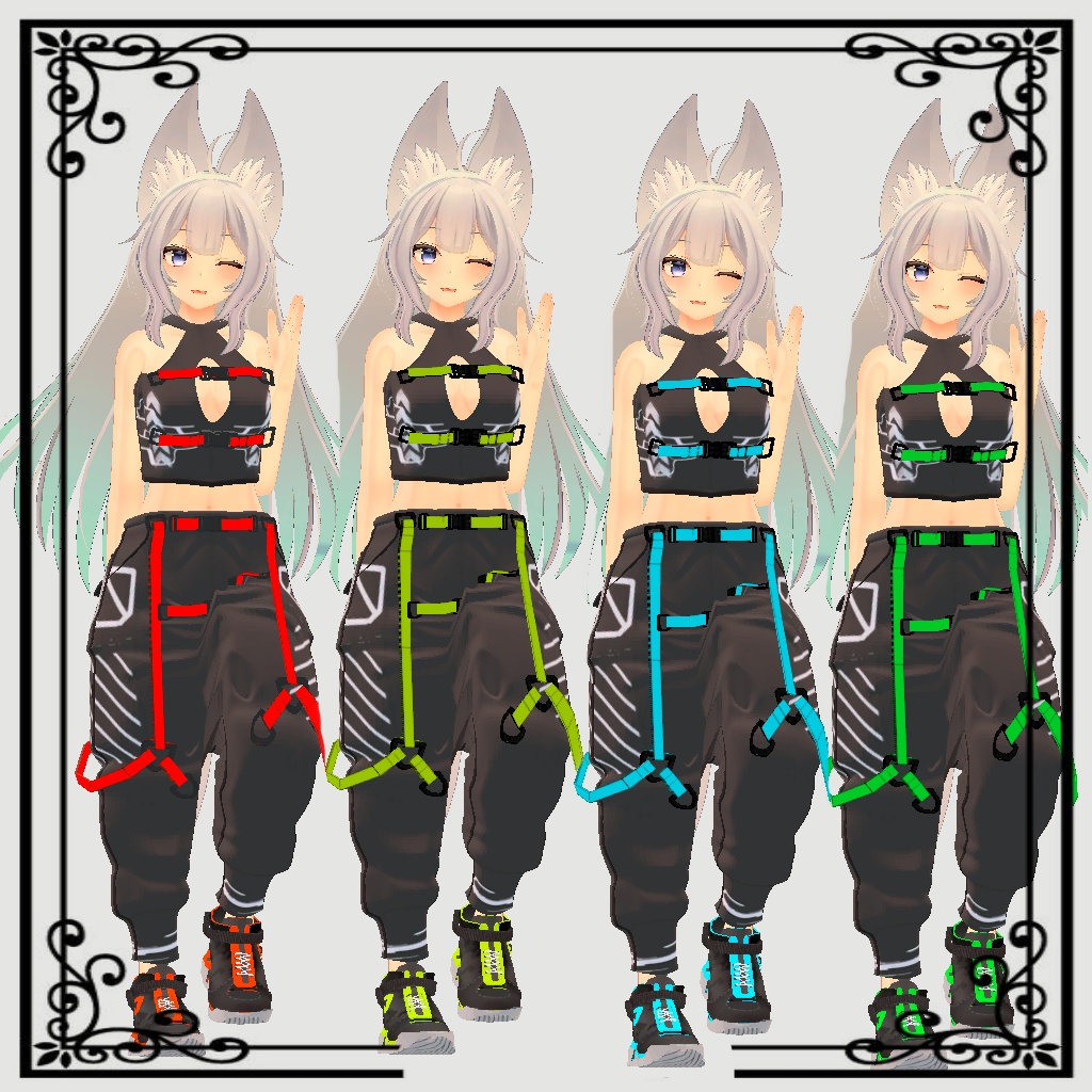 【ウルフェリア用】cargo pants set【Wolferia】