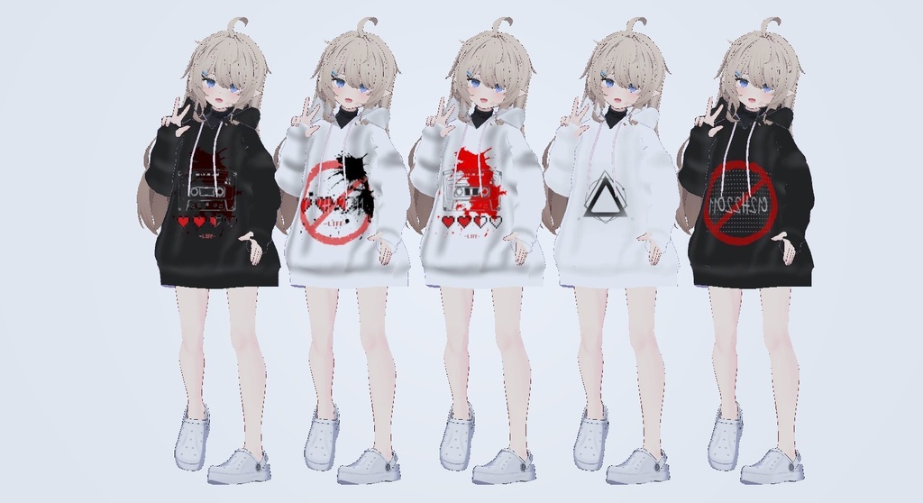 【ナユ用】パーカー【texture10種類】