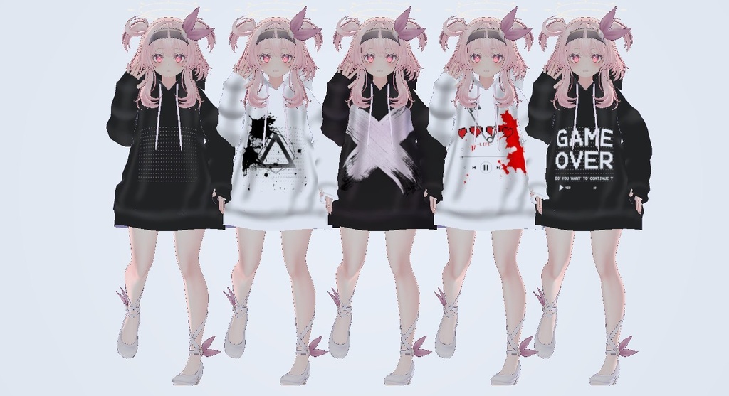 【セレスティア用】パーカー【texture10種類】