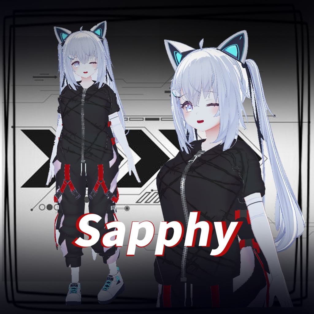 【サフィー】Set Costume -Sapphy-【texture４種類】