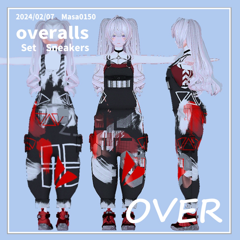 【森羅、桔梗、萌、マヌカ、まふゆ対応】OVER【shinra.Kikyo.Moe.Manuka.Mafuyu】