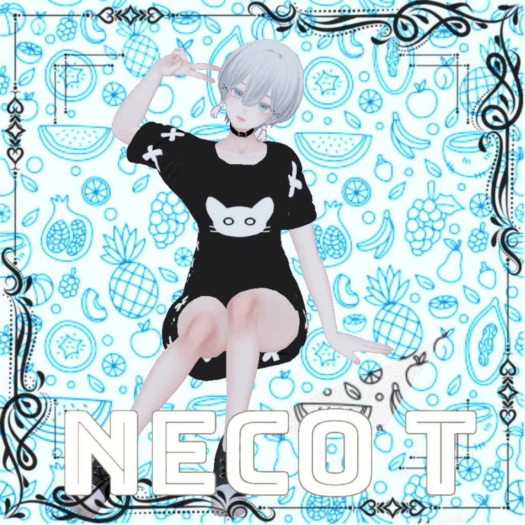 【Tシャツ+スニーカーセット】NECO T【桔梗、マヌカ、萌、真冬、森羅】