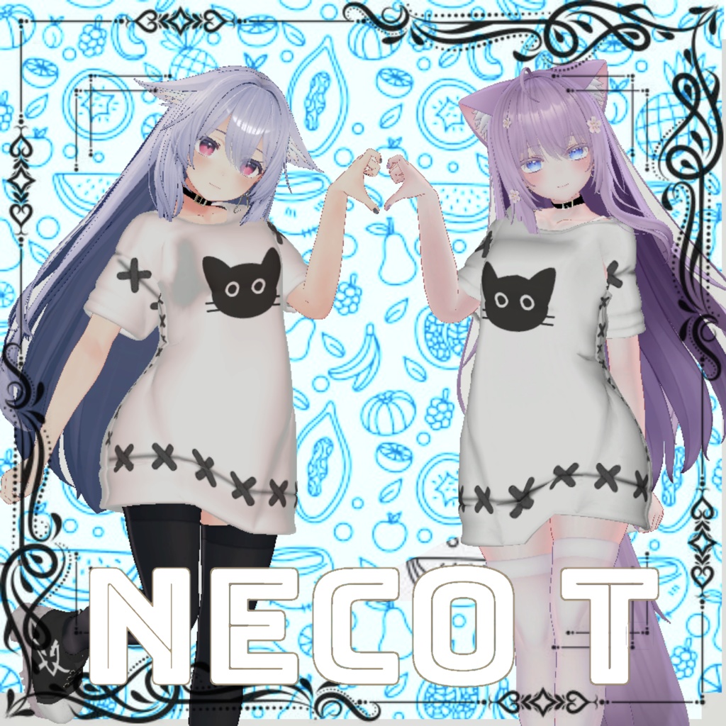 【Tシャツ+スニーカーセット】NECO T【桔梗、マヌカ、萌、真冬、森羅】