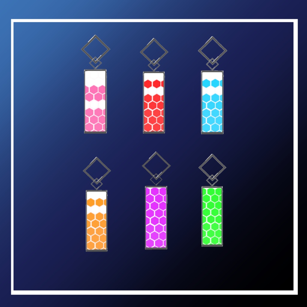 【GIF3種類‐色変更可能】GIF accessory【ボーン設定済み】