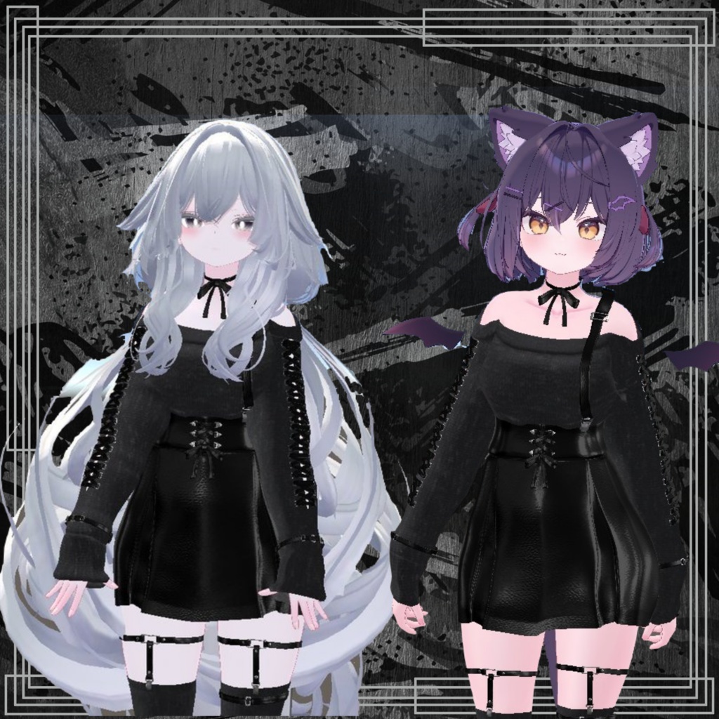 【shinano,ミルティナ、マヌカ、ルルネ、ショコラ対応】Top+skirt