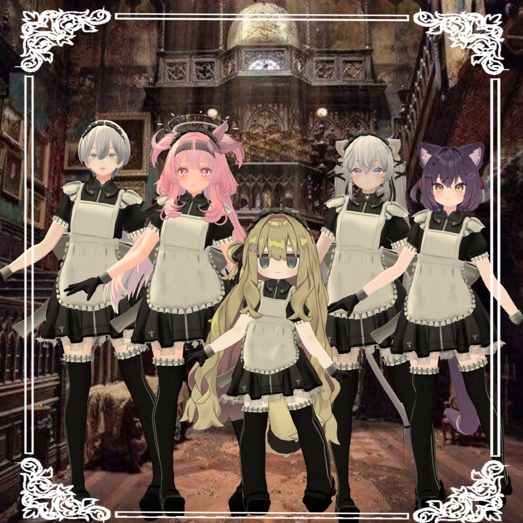 【11アバター対応】maid_Costume