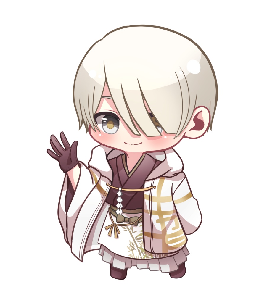 アクリルキーホルダー(おまんじゅうくん)