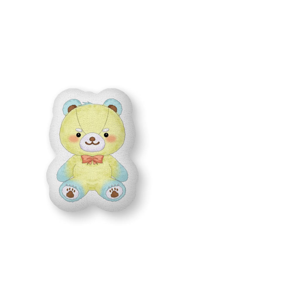 ふわふわクッション💛いつものお顔【 小 / 片面印刷 】