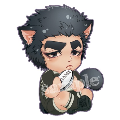 とうにゃんだいさがみアクリルキーホルダー