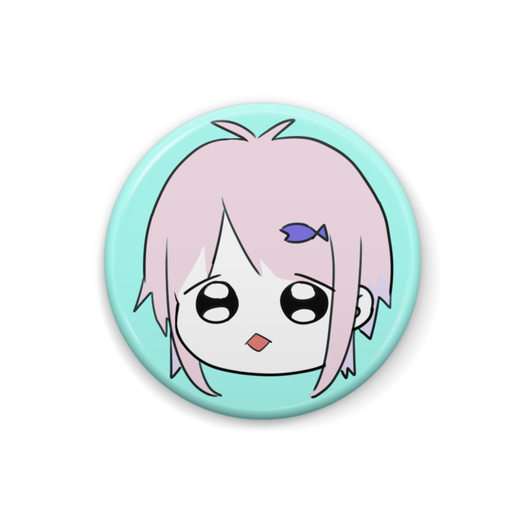 生の缶バッジ(全2種)