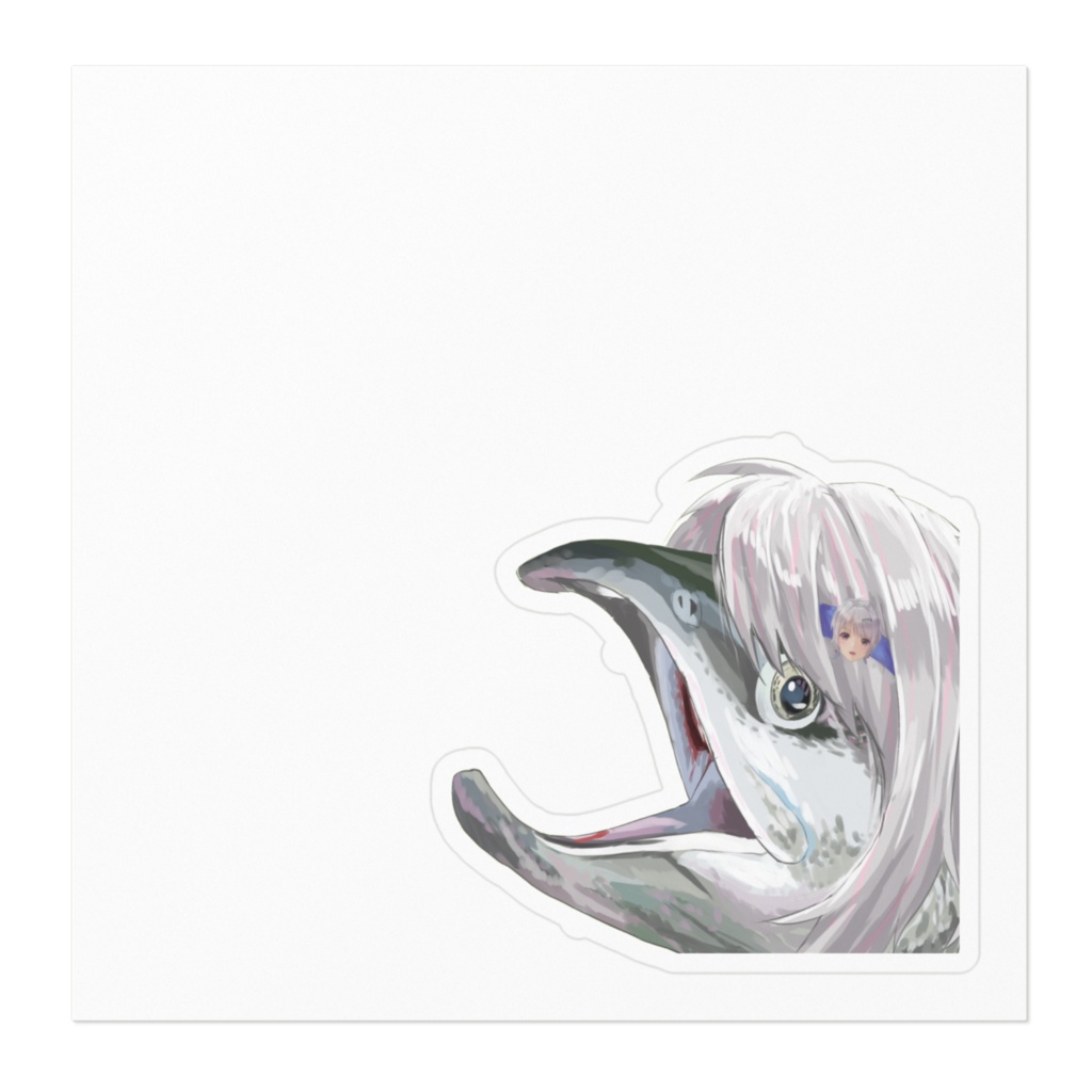 生のステッカー