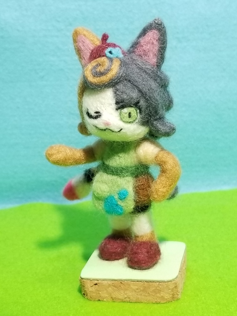 ウールロイド 三毛猫の画家 ミケさん 2