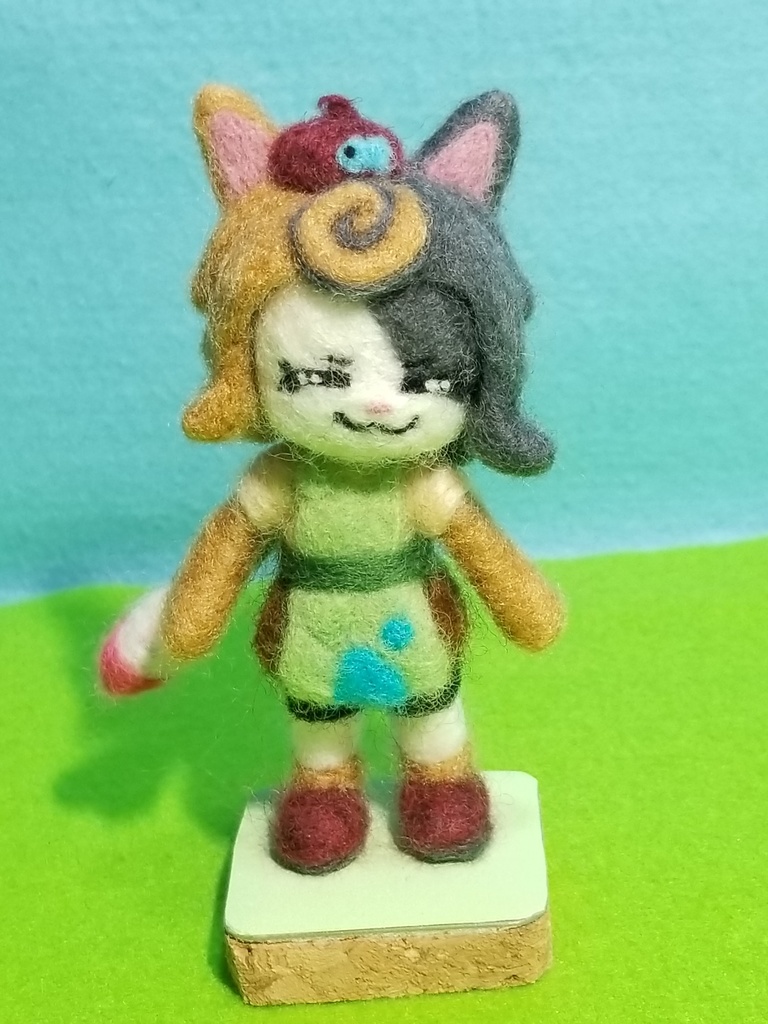 ウールロイド 三毛猫の画家 ミケさん 3