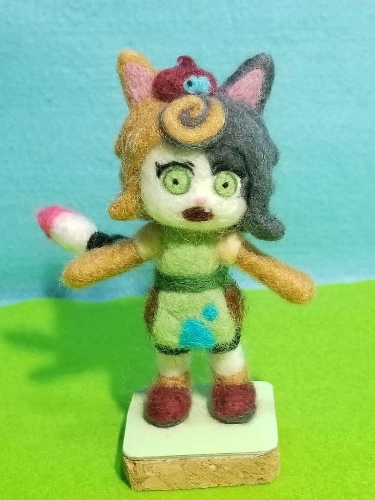 ウールロイド 三毛猫の画家 ミケさん 3